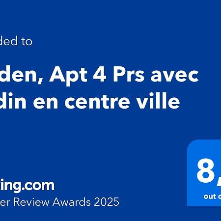 L'Eden, Apt 4 Prs Avec Jardin En Centre Ville Dijon Exteriör bild